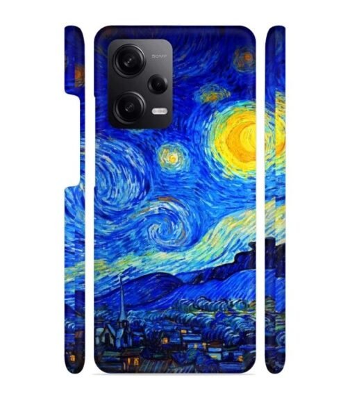 Abstract painting design to the sky and mountain Redmi Note 12 (5G) Mobile Cover