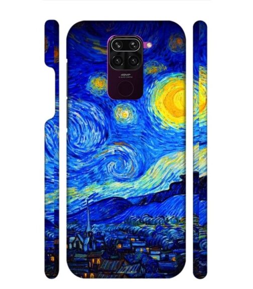 Abstract painting design to the sky and mountain Redmi Note 9 Mobile Cover
