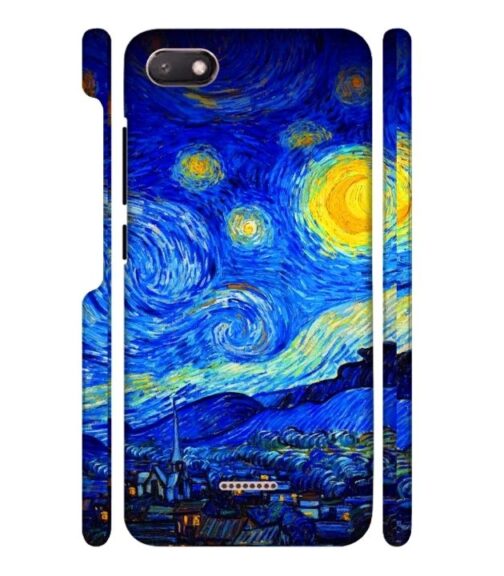 Abstract painting design to the sky and mountain Redmi 6 A Mobile Cover