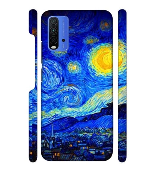 Abstract painting design to the sky and mountain Redmi 9 Power Mobile Cover