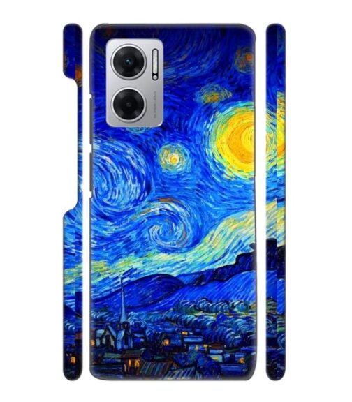 Abstract painting design to the sky and mountain Redmi 11 Prime (5G) Mobile Cover