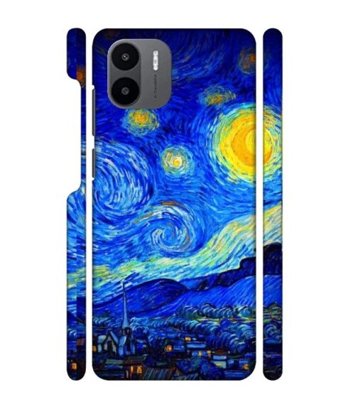 Abstract painting design to the sky and mountain Redmi A1 Mobile Cover