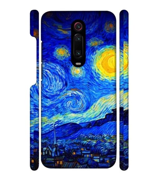 Abstract painting design to the sky and mountain Redmi K20 Pro Mobile Cover