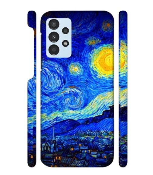 Abstract painting design to the sky and mountain Samsung Galaxy A13 5G Mobile Cover