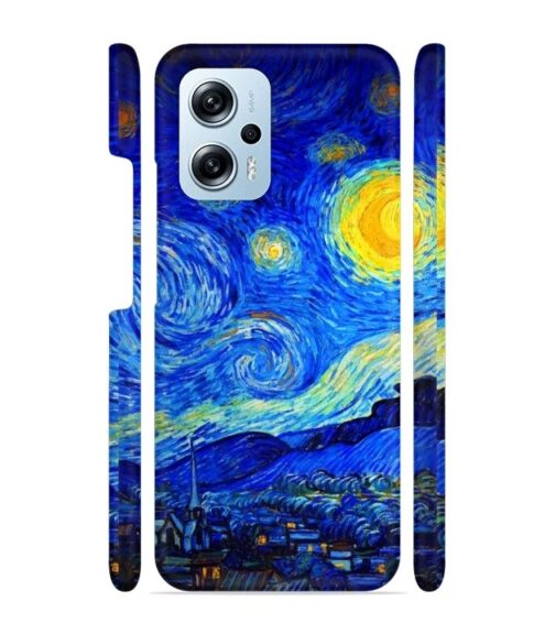 Abstract painting design to the sky and mountain Redmi K50i 5G Mobile Cover