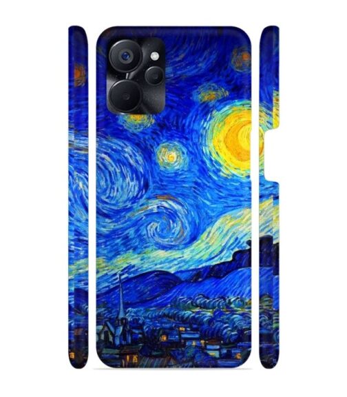 Abstract painting design to the sky and mountain Realme 9i (5G) Mobile Cover