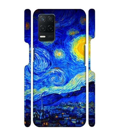 Abstract painting design to the sky and mountain Realme 9 (5G) Mobile Cover