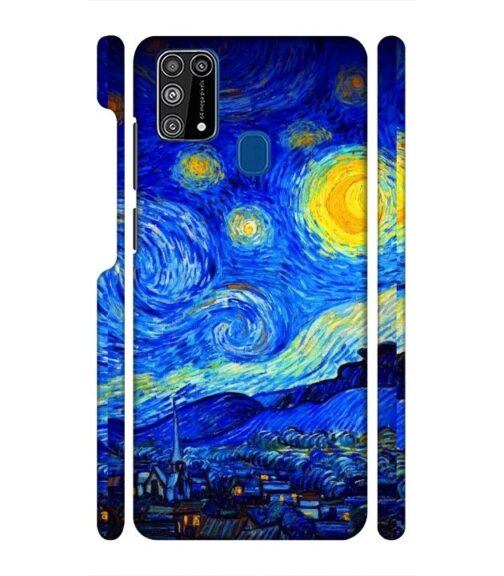 Abstract painting design to the sky and mountain Samsung Galaxy M31 Mobile Cover