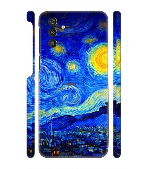 Abstract painting design to the sky and mountain Samsung Galaxy M13 4G Mobile Cover