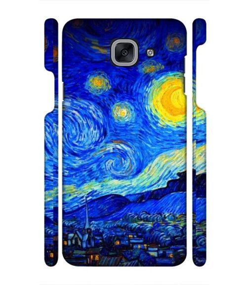 Abstract painting design to the sky and mountain Samsung Galaxy J7 Max Mobile Cover