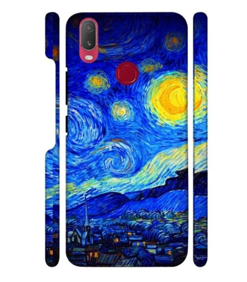 Abstract painting design to the sky and mountain Vivo Y95 Mobile Cover
