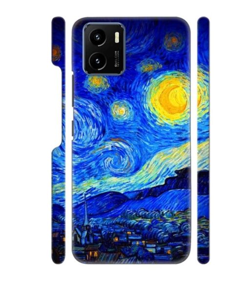 Abstract painting design to the sky and mountain Vivo Y15 S Mobile Cover
