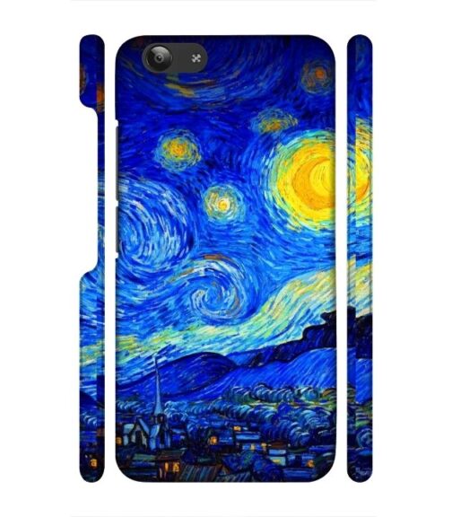 Abstract painting design to the sky and mountain Vivo Y53 Mobile Cover