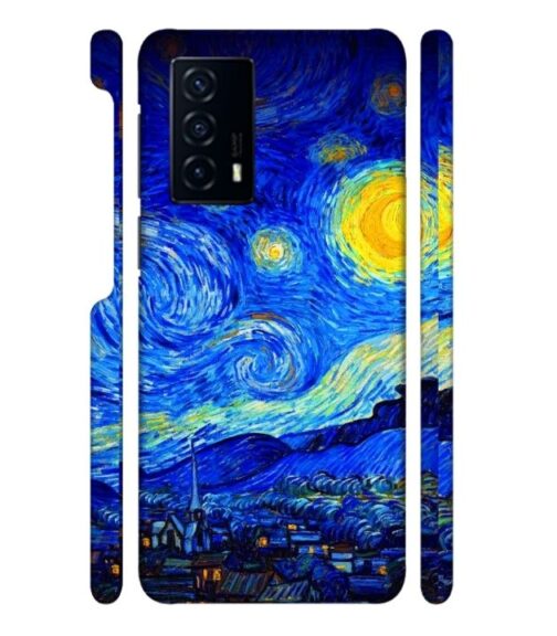 Abstract painting design to the sky and mountain Vivo V23 E (5G) Mobile Cover
