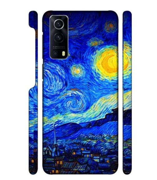 Abstract painting design to the sky and mountain iQOO Z3 Mobile Cover
