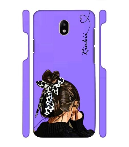 Girl with Customize text Samsung Galaxy J7 (2017) Mobile Cover