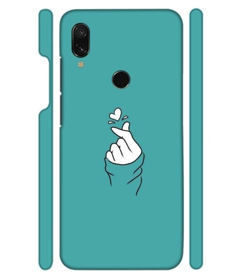Blue Turquoise Abstract Redmi 7 Mobile Cover