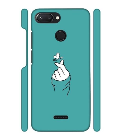Blue Turquoise Abstract Redmi 6 Mobile Cover