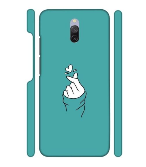 Blue Turquoise Abstract Redmi 8A Dual Mobile Cover