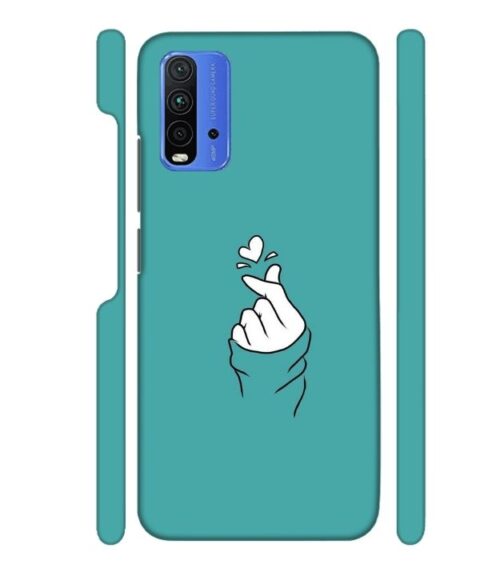Blue Turquoise Abstract Redmi 9 Power Mobile Cover