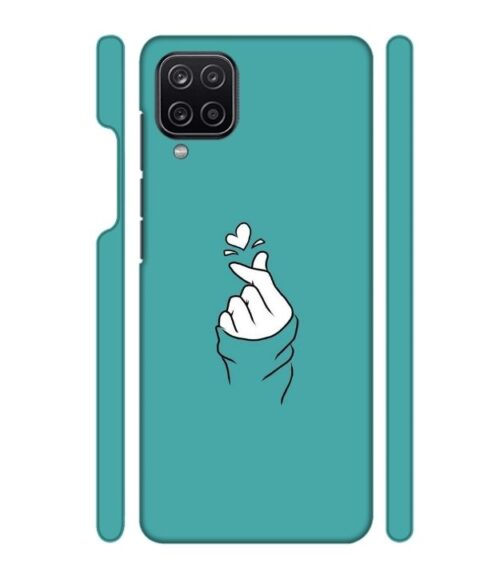 Blue Turquoise Abstract Samsung Galaxy A12 Mobile Cover