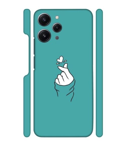 Blue Turquoise Abstract Redmi 12 (5G) Mobile Cover
