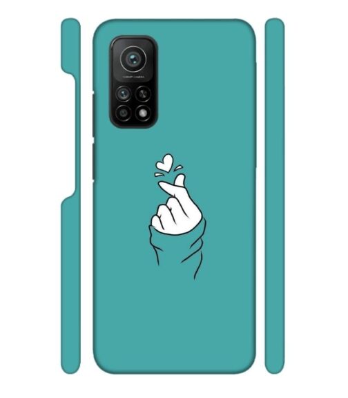 Blue Turquoise Abstract Mi 10T Mobile Cover