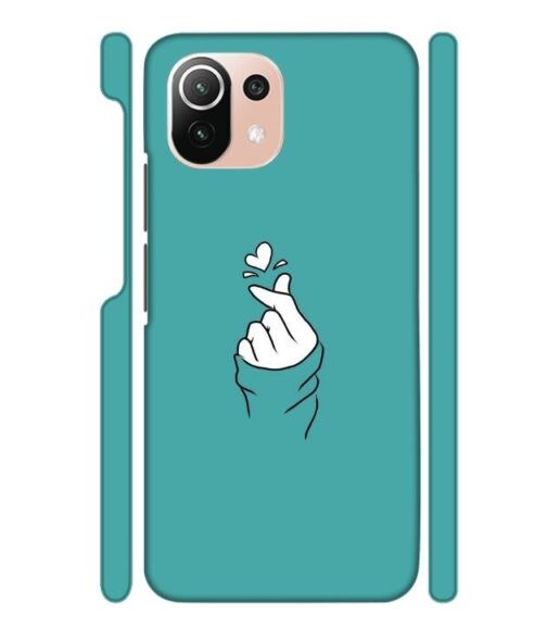 Blue Turquoise Abstract Mi 11 Lite Mobile Cover