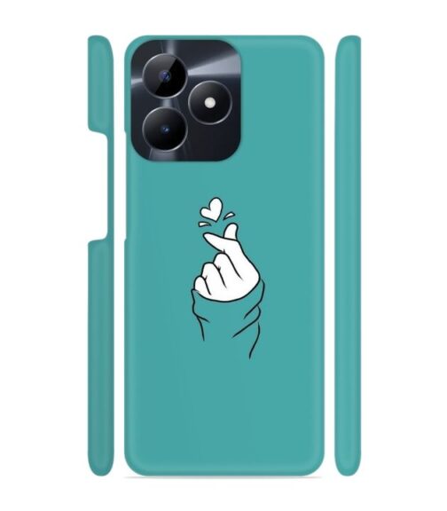 Blue Turquoise Abstract Realme C53 Mobile Cover