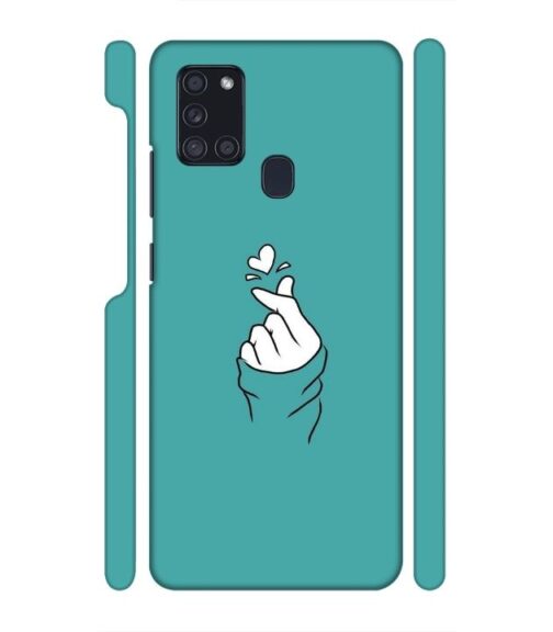 Blue Turquoise Abstract Samsung Galaxy A21 S Mobile Cover