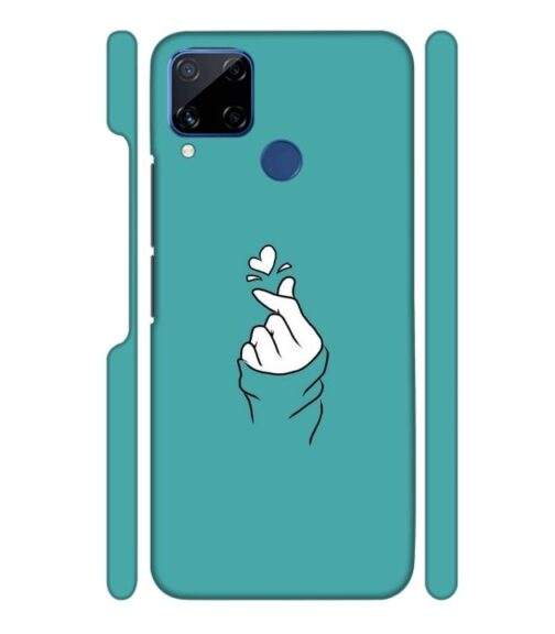 Blue Turquoise Abstract Realme C15 Mobile Cover