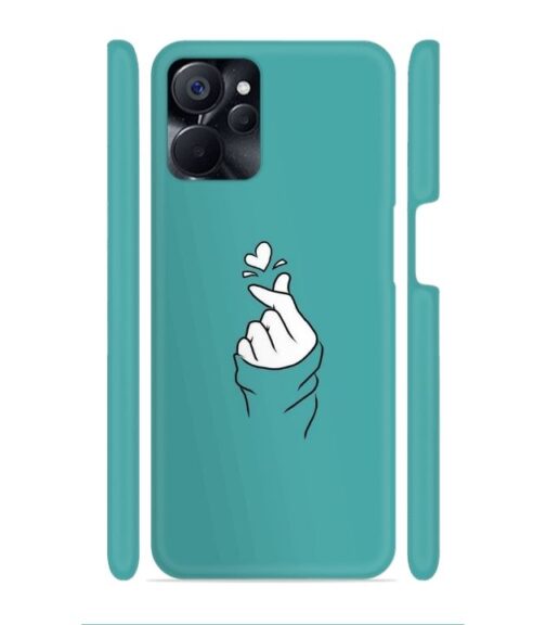 Blue Turquoise Abstract Realme 9i (5G) Mobile Cover