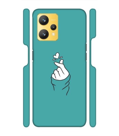 Blue Turquoise Abstract Realme 9 Mobile Cover