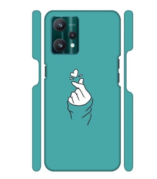 Blue Turquoise Abstract Realme 9 Pro Mobile Cover
