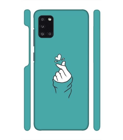 Blue Turquoise Abstract Samsung Galaxy A31 Mobile Cover