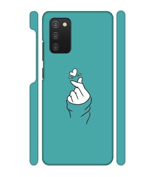 Blue Turquoise Abstract Samsung Galaxy F02 S Mobile Cover