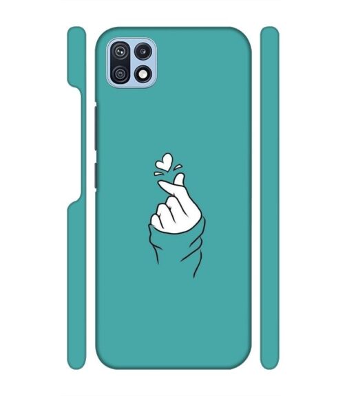 Blue Turquoise Abstract Samsung Galaxy F42 (5G) Mobile Cover