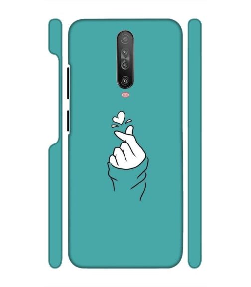 Blue Turquoise Abstract Poco X2 Mobile Cover