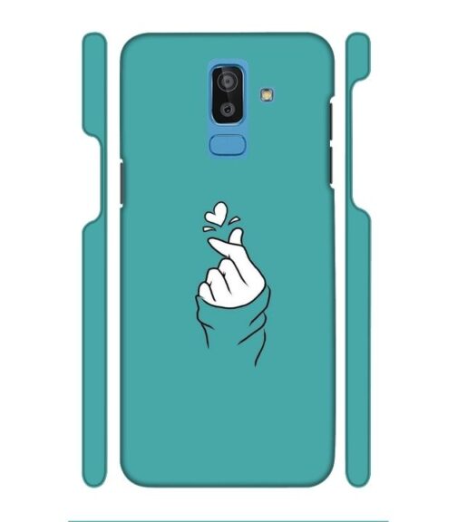 Blue Turquoise Abstract Samsung Galaxy J8 Mobile Cover