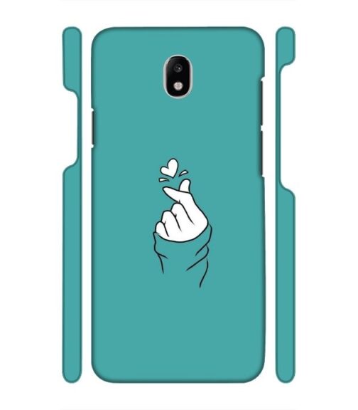 Blue Turquoise Abstract Samsung Galaxy J7 (2017) Mobile Cover