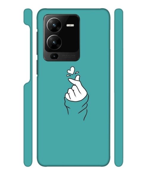 Blue Turquoise Abstract Vivo Y35 Mobile Cover