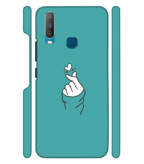Blue Turquoise Abstract Vivo Y19 Mobile Cover