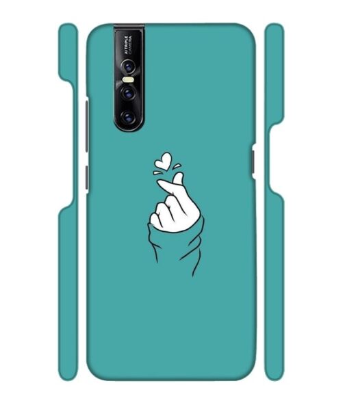 Blue Turquoise Abstract Vivo V15 Pro Mobile Cover