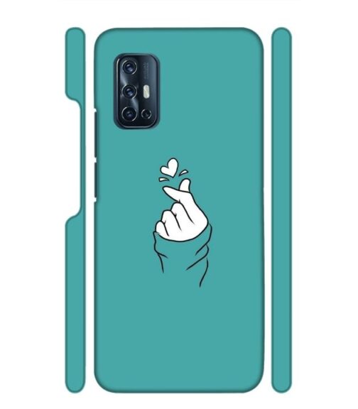 Blue Turquoise Abstract Vivo V17 Mobile Cover