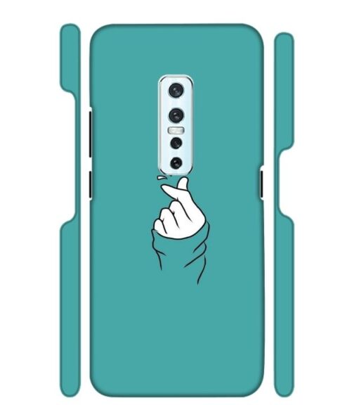Blue Turquoise Abstract Vivo V17 Pro Mobile Cover