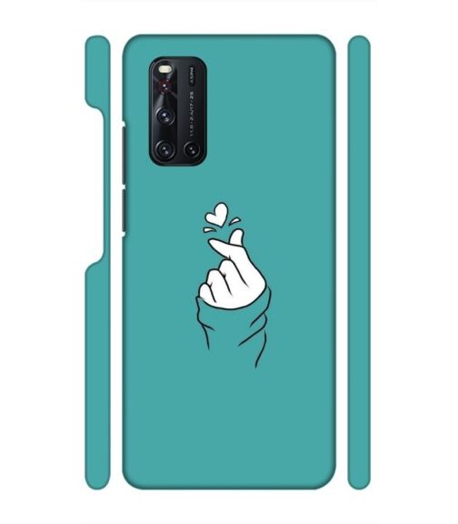 Blue Turquoise Abstract Vivo V19 Mobile Cover
