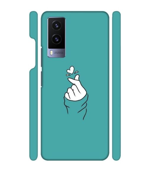 Blue Turquoise Abstract Vivo V21 E Mobile Cover
