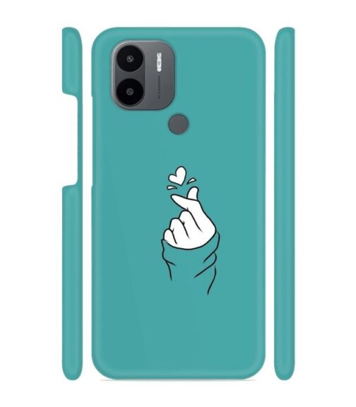 Blue Turquoise Abstract Poco C51 Mobile Cover