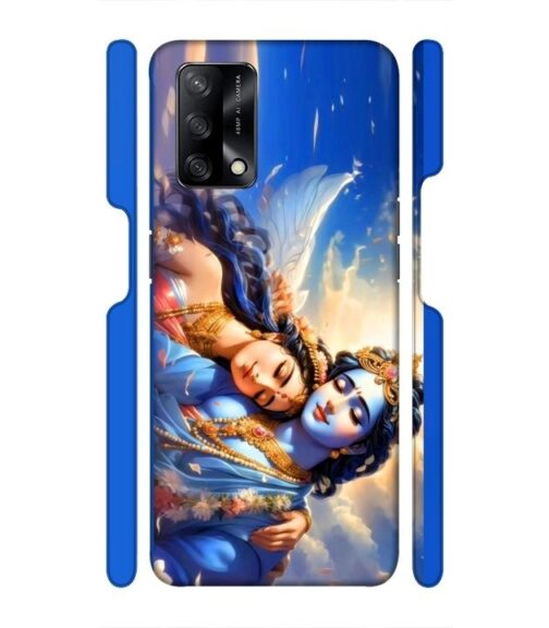 Shri radha krishna wonderful Ai genrated Oppo F19 S Mobile Cover