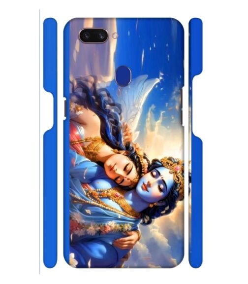 Shri radha krishna wonderful Ai genrated Oppo F9 Pro Mobile Cover
